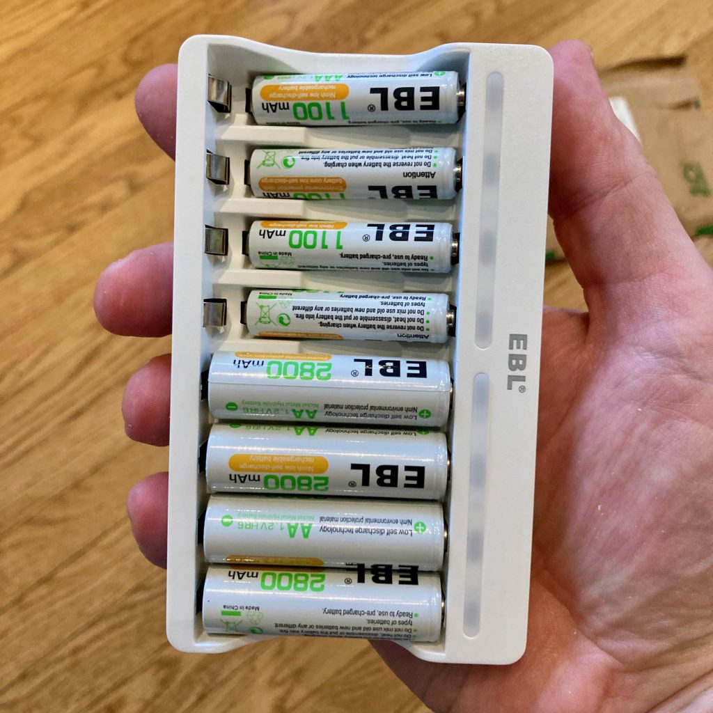 EBL Rechargeable batteries